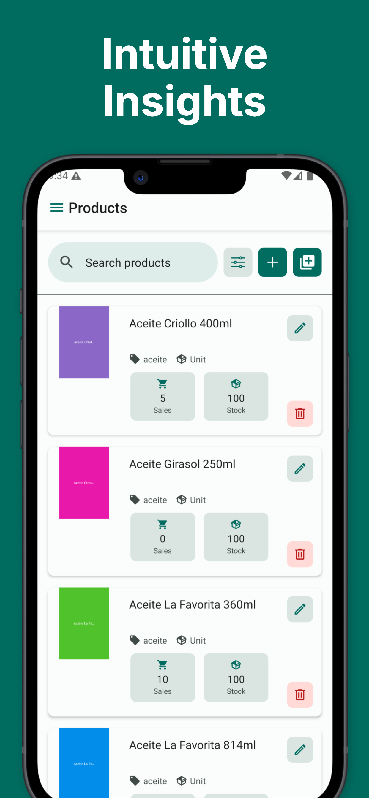 Intuitive Insights Screen